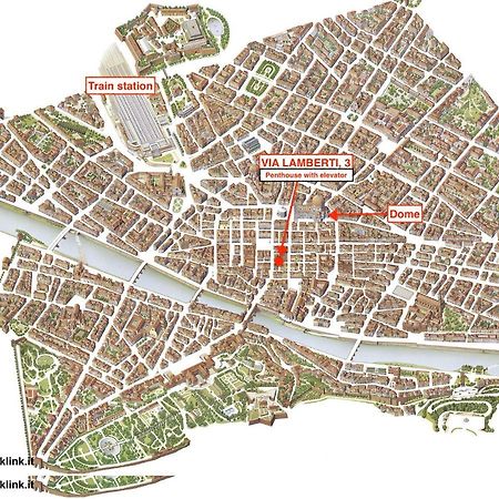 Via Lamberti, 3 - Florence Charming Apartments - Charming And Historic 5Th-Floor Attic Apartment With Elevator In A Building At The Heart Of Vibrant Florence, Just A 2-Minute Walk From All Attractions 外观 照片